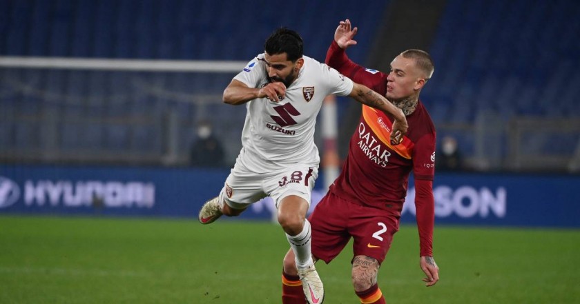 Karsdorp's Match-Issued Shirt, Roma-Torino - WFP Special