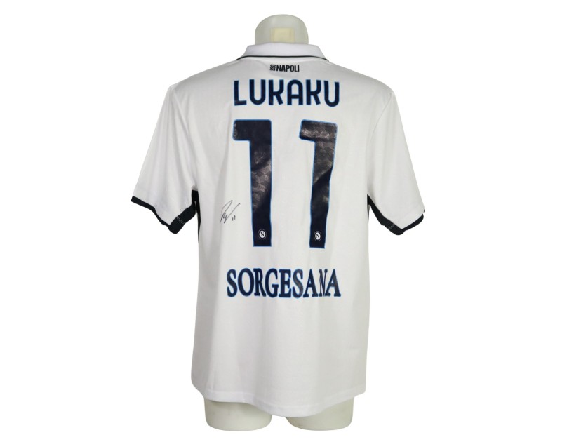 Lukaku's Napoli Signed Issued Shirt, 2024/25