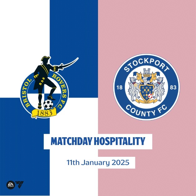 Bristol Rovers v Stockport County Seat Unique Suite Hospitality Tickets X 2