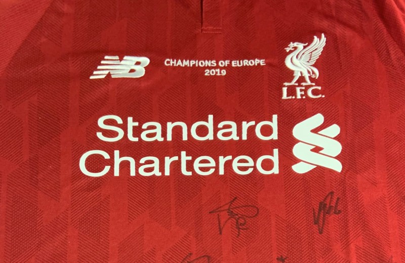 Team Signed Liverpool FC Champions of Europe 2019  Shirt 