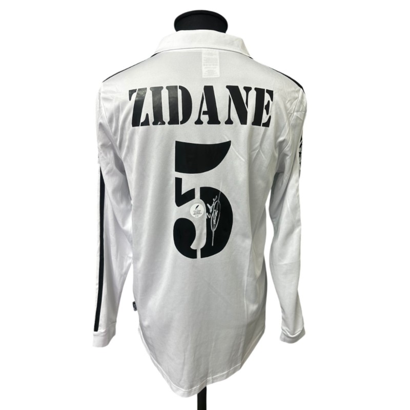 Maglia Ufficiale Zidane Real Madrid, UCL 2001/02 - Autografata