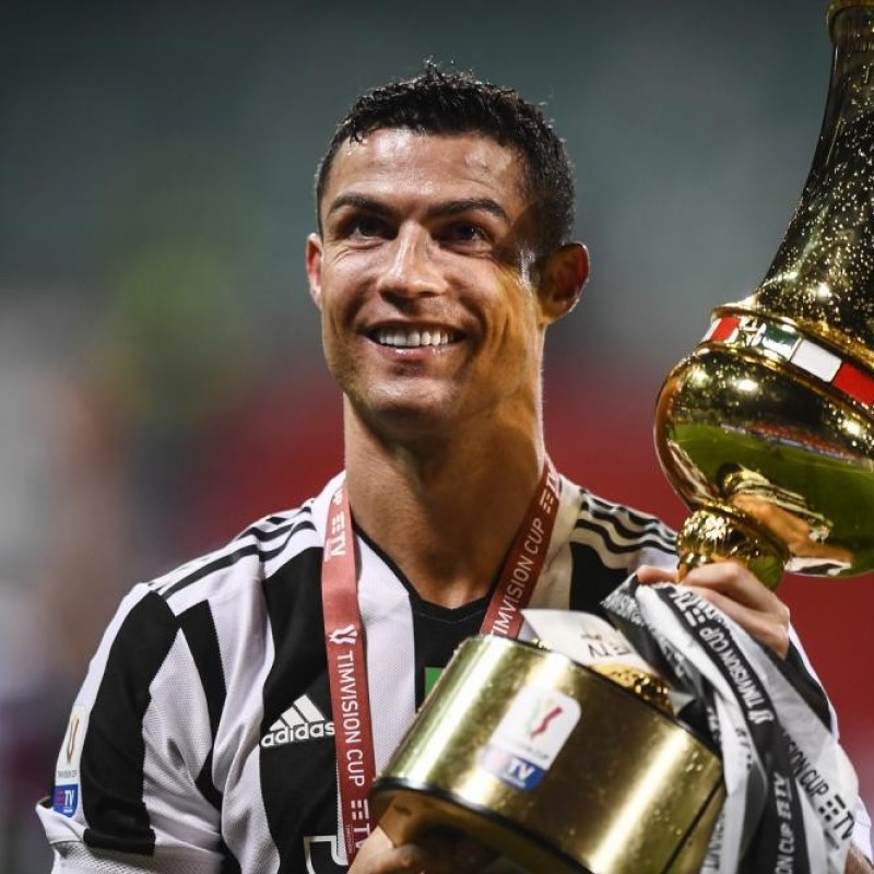 Ronaldo's Juventus Match Shirt, Coppa Italia Final 2021