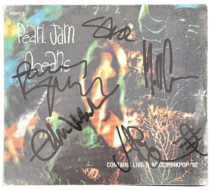 Pearl Jam Signed Oceans CD