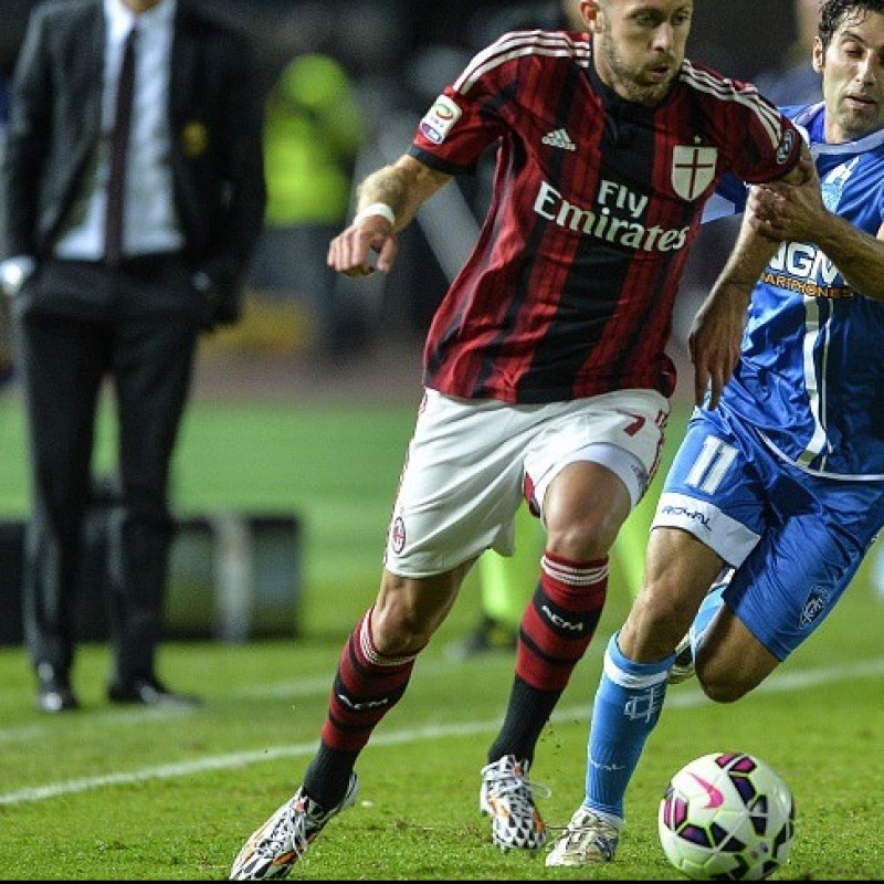 Croce Empoli match worn shirt, Empoli-Milan, Serie A 2014/2015