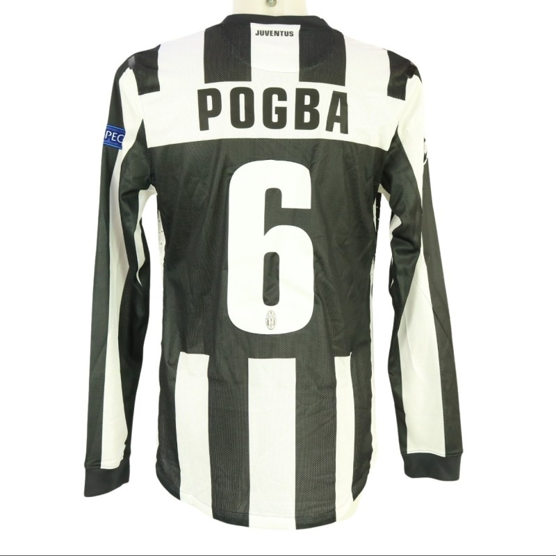 Pogba's Juventus Match-Issued Shirt, UCL 2012/13