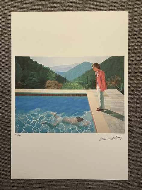 David Hockney Signed Offset Lithograph