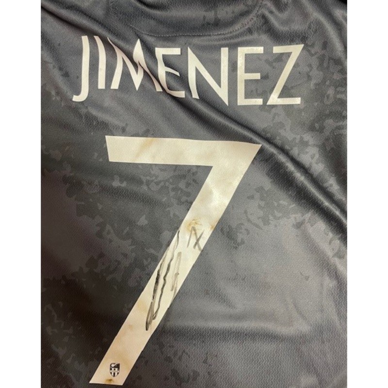 Jimenez's Signed Unwashed Shirt, Team Altamura vs Catania 2026 - Special Patch FAI