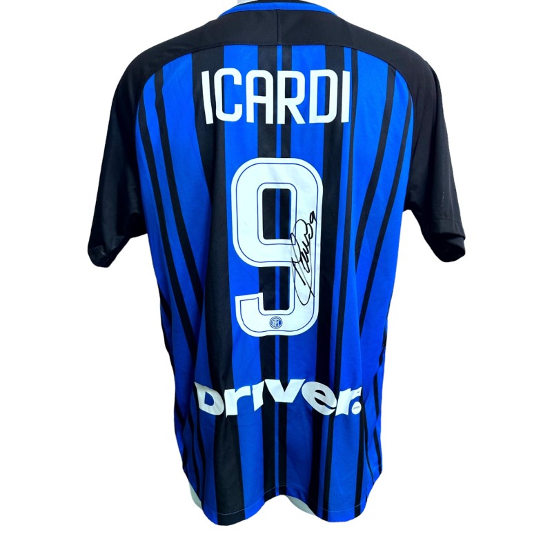 Icardi Official Inter Milan Signed Shirt, 2017/18