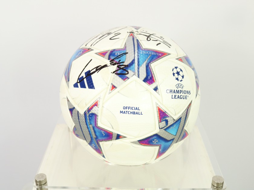 Champions League Match Ball, 2023/24 - Signed by AC Milan's players