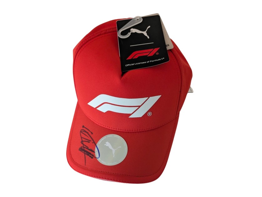 Cappello ufficiale Formula 1 2025 - Autografata da Max Verstappen