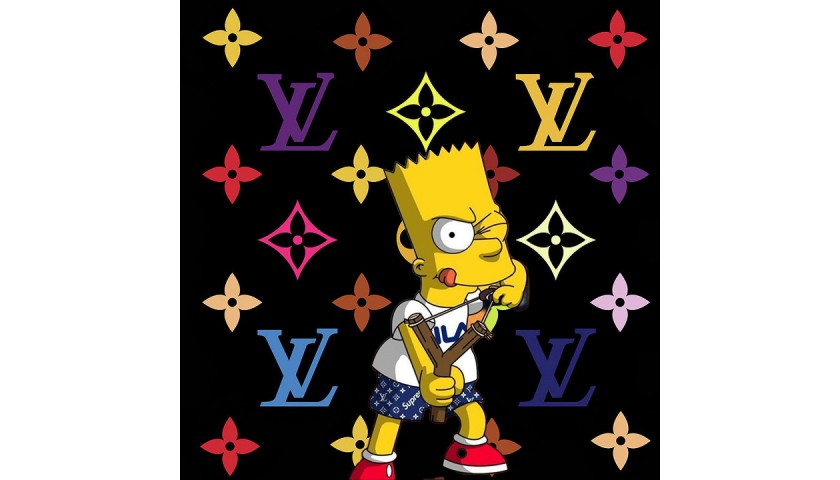 Louis Vuitton Bart Simpson Png, The Simpson Png, Louis Vuitton Logo Png ...