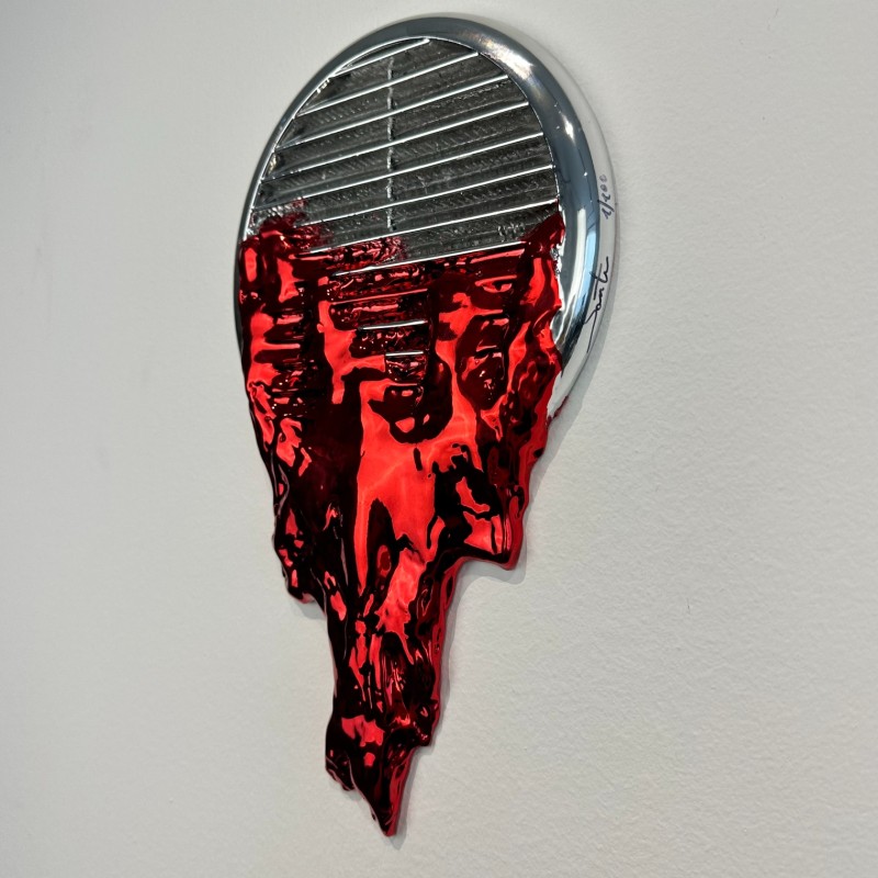 "Uncontained Silver and Red" by Santicri