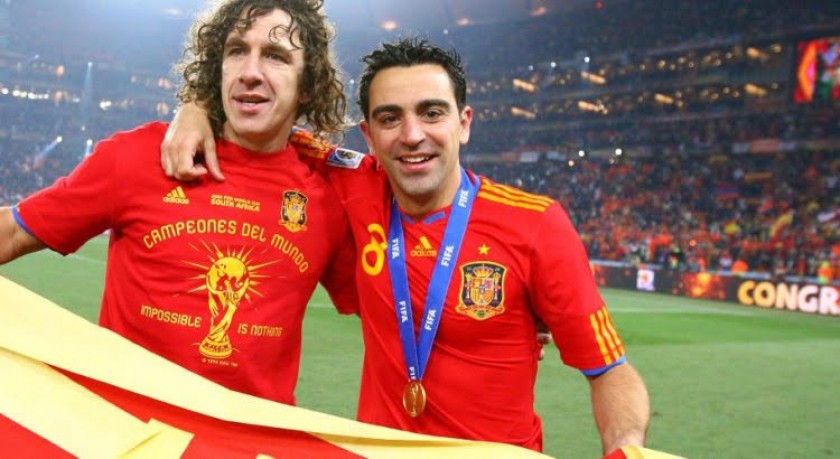 Xavi's Spain Signed Shirt, 2010