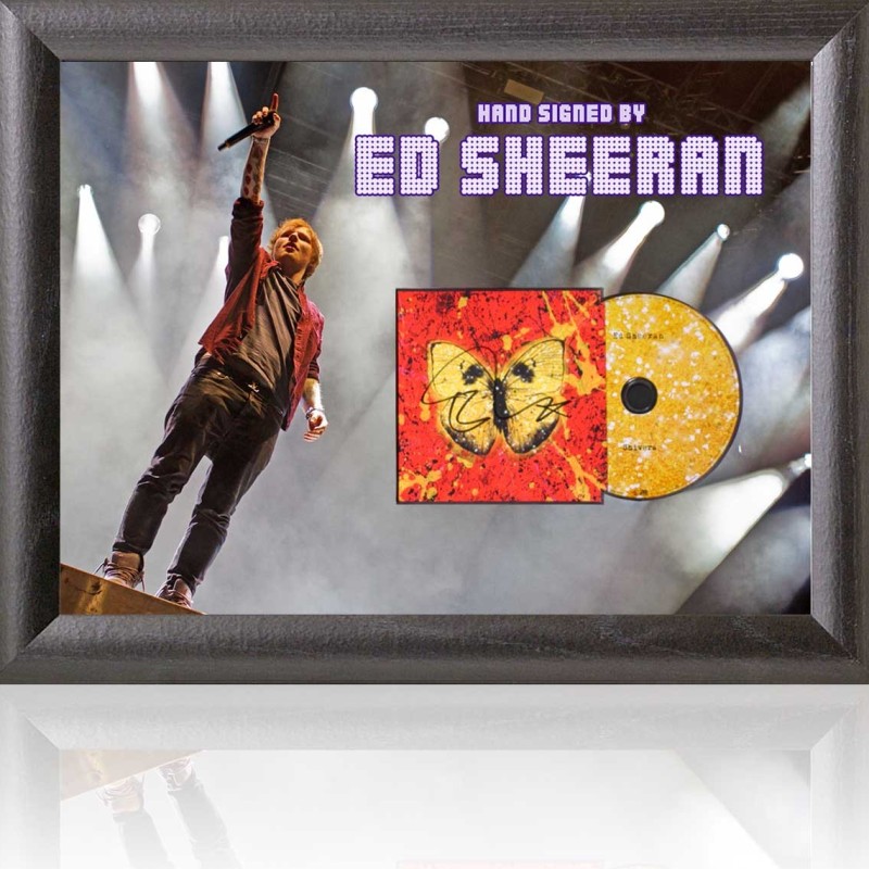 Ed Sheeran Signed and Mounted CD