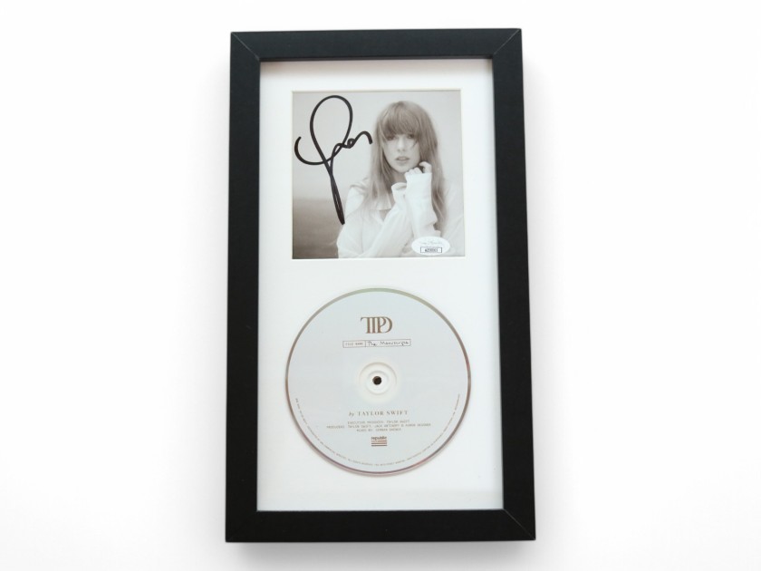 Taylor Swift Signed CD Display