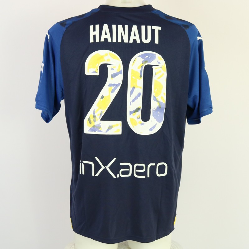 Hainaut's Match Shirt, Parma vs Catanzaro 2024 "Always With Blue"