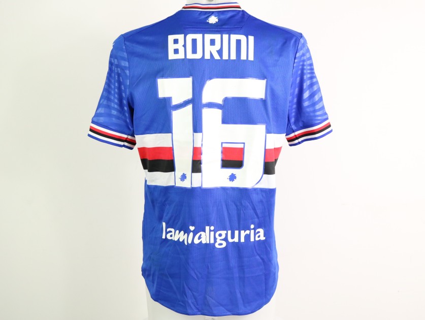 Borini's Unwashed Shirt, Sampdoria vs Cosenza 2023 - Patch Mantovani
