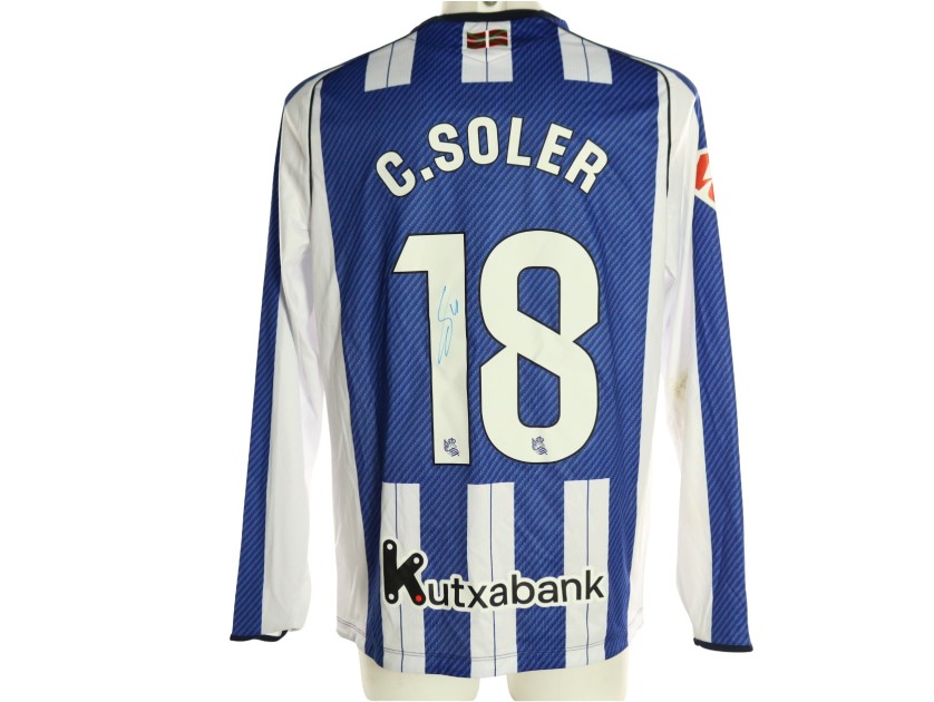 Soler's Signed Unwashed Shirt, Real Sociedad vs Real Betis 2026