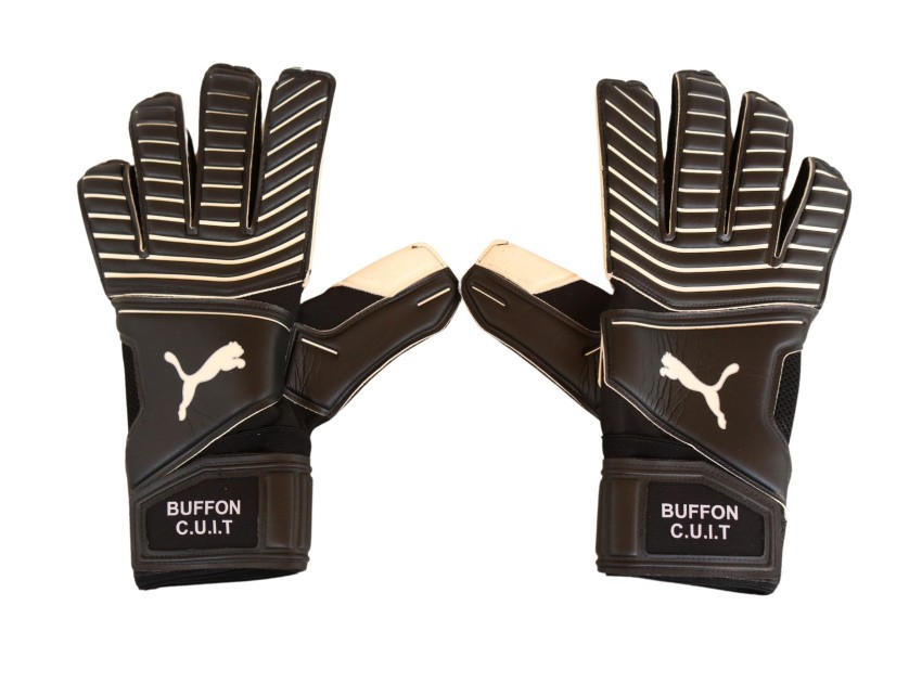 Buffon's Puma Match-Issued Gloves, 2016/17