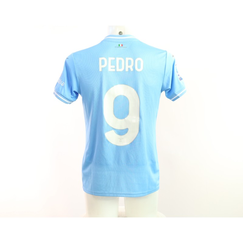 Pedro's Lazio Match-Issued Shirt, 2023/24