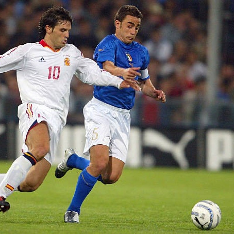 Cannavaro's Match Shirt, Italy vs Spain 2004