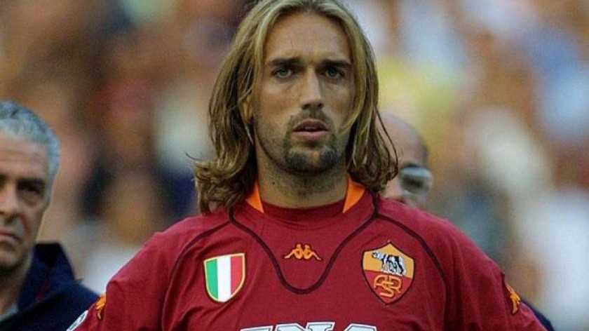 Batistuta's Official Roma Signed Shirt, 2001/02 