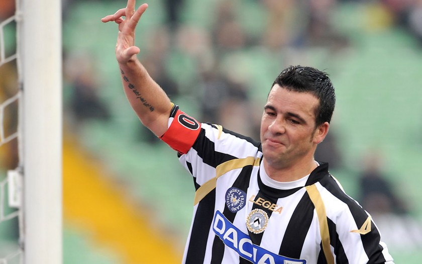 Di Natale's Udinese Match Shirt, 2010/11