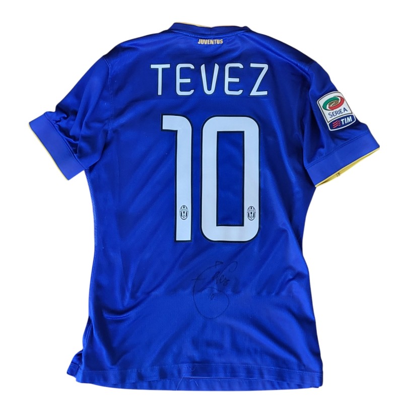 Tevez' Juventus Signed Issued Shirt, 2014/15