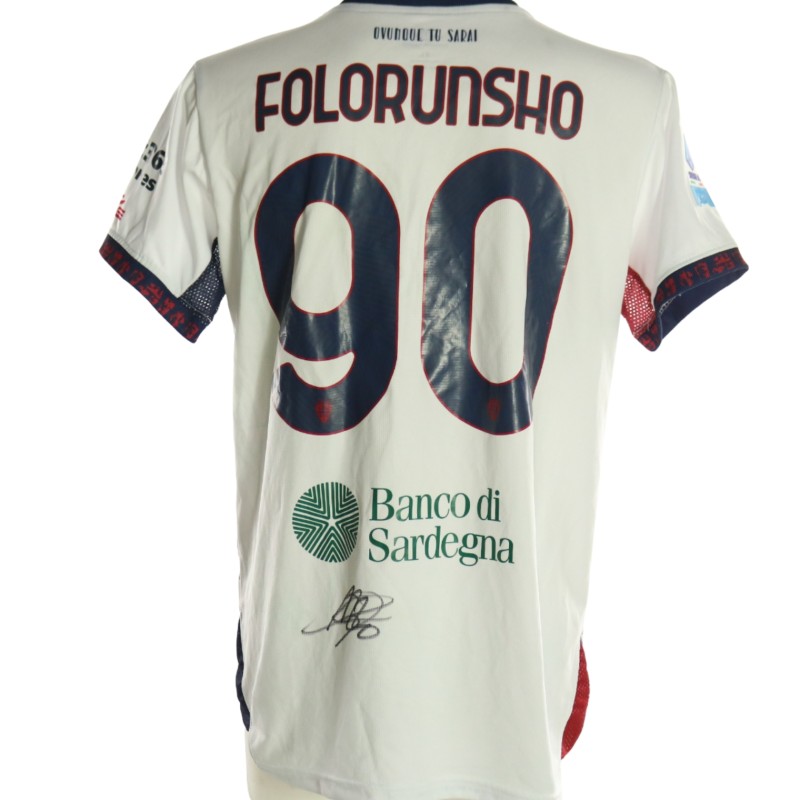 Folorunsho's Signed Unwashed Shirt, Inter vs Cagliari 2026