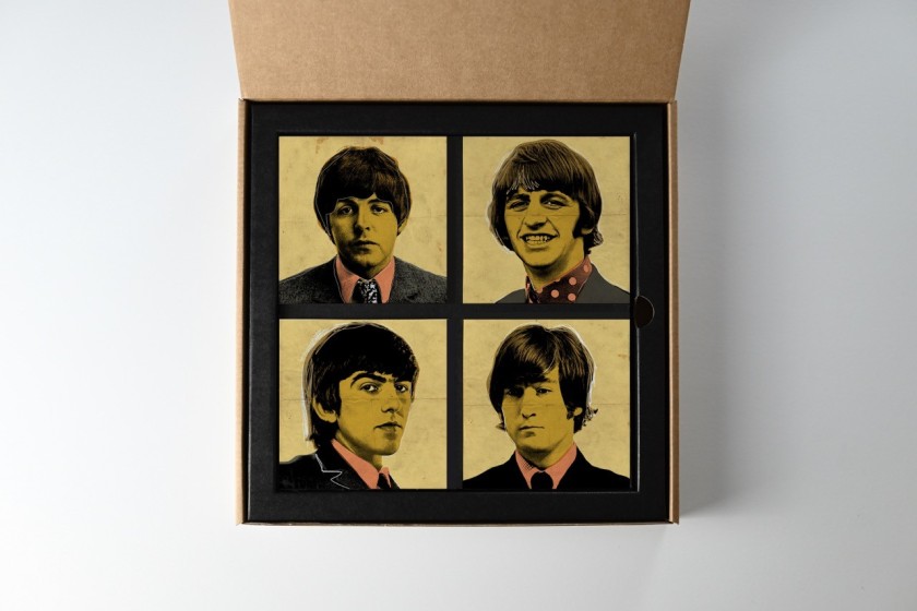 "The Beatles" di Andrea Pisano - Box Collections di 4 Opere Icon Pop