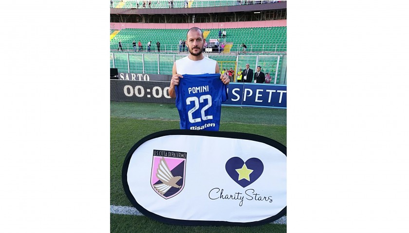 Pominis' Match-Worn and Signed Shirt from Palermo-Parma 2017/18
