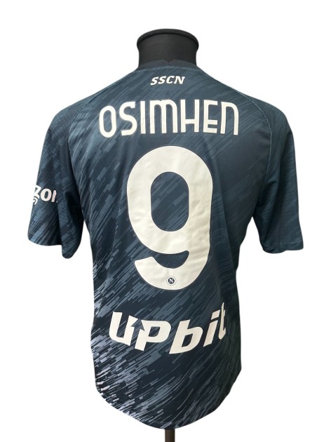 Osimhen's Issued Shirt, Lazio vs Napoli 2022