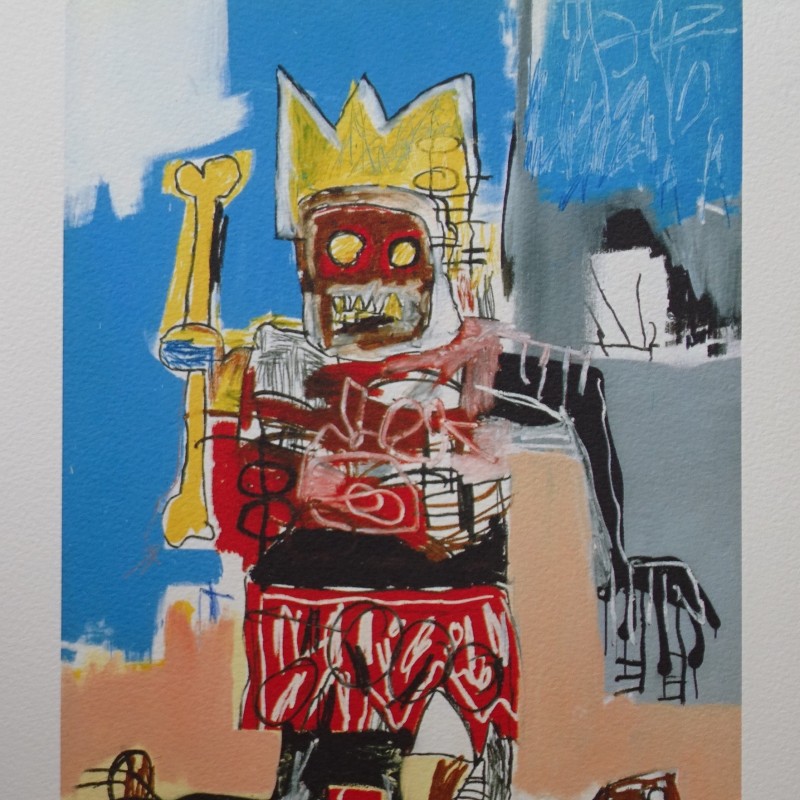 Jean Michel Basquiat "Untitled (Yellow Bone King)"