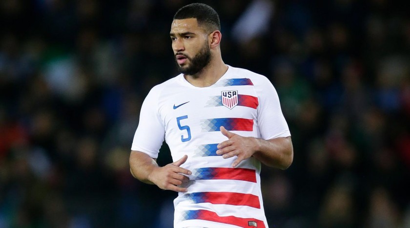 Cameron Carter-Vickers' USA Match-Issued Signed Shirt, 2018