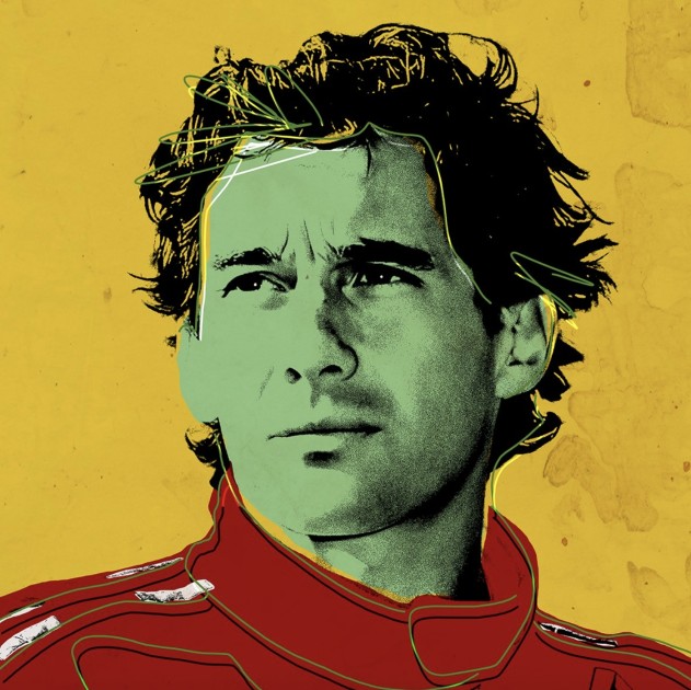 "Ayrton Senna" by Andrea Pisano - Icon Pop