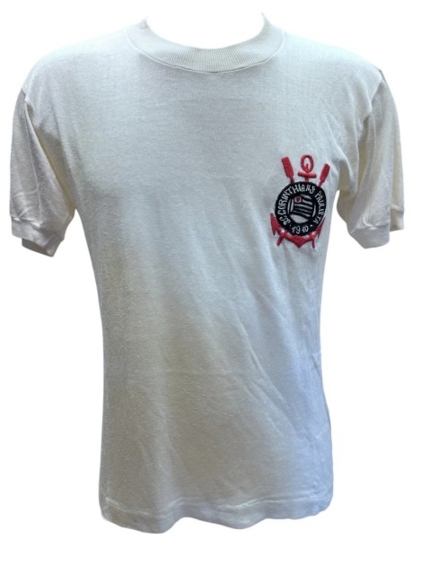 Rivelino's Corinthians Match-Worn Shirt, 1974