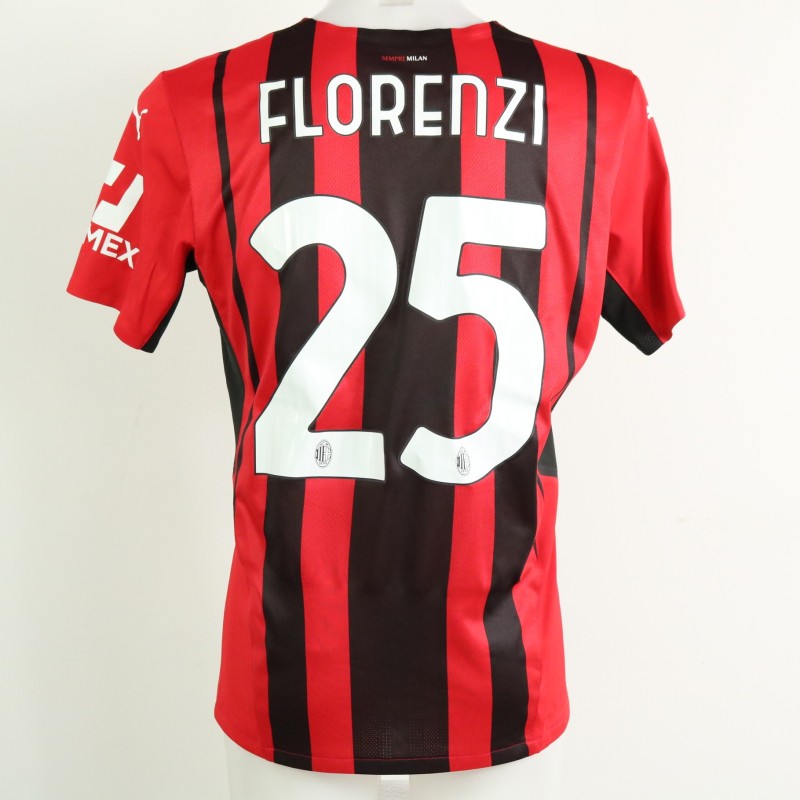 Florenzi's AC Milan Match-Issued Shirt, 2021/22