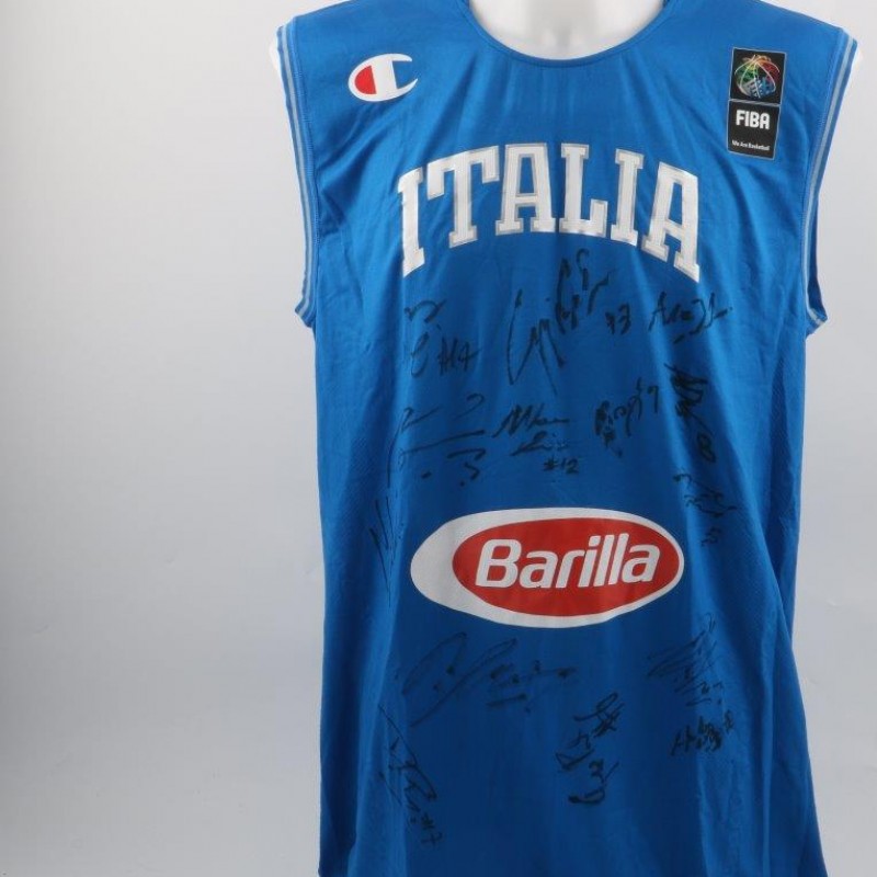 Signed Italy Basketball Jersey