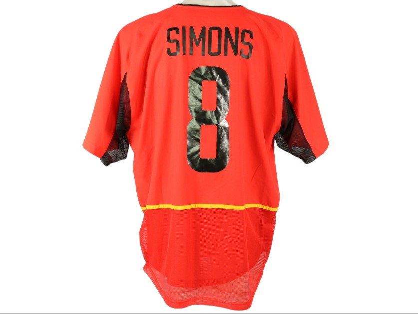 Simons' Belgium Match Shirt, WC 2002