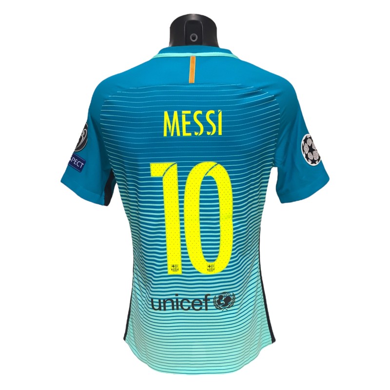 Maglia preparata di Lionel Messi per la partita FC Barcellona - PSG 2017