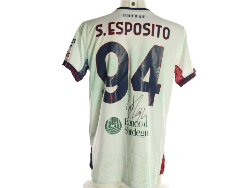 Esposito's Signed Unwashed Shirt, Inter vs Cagliari 2026