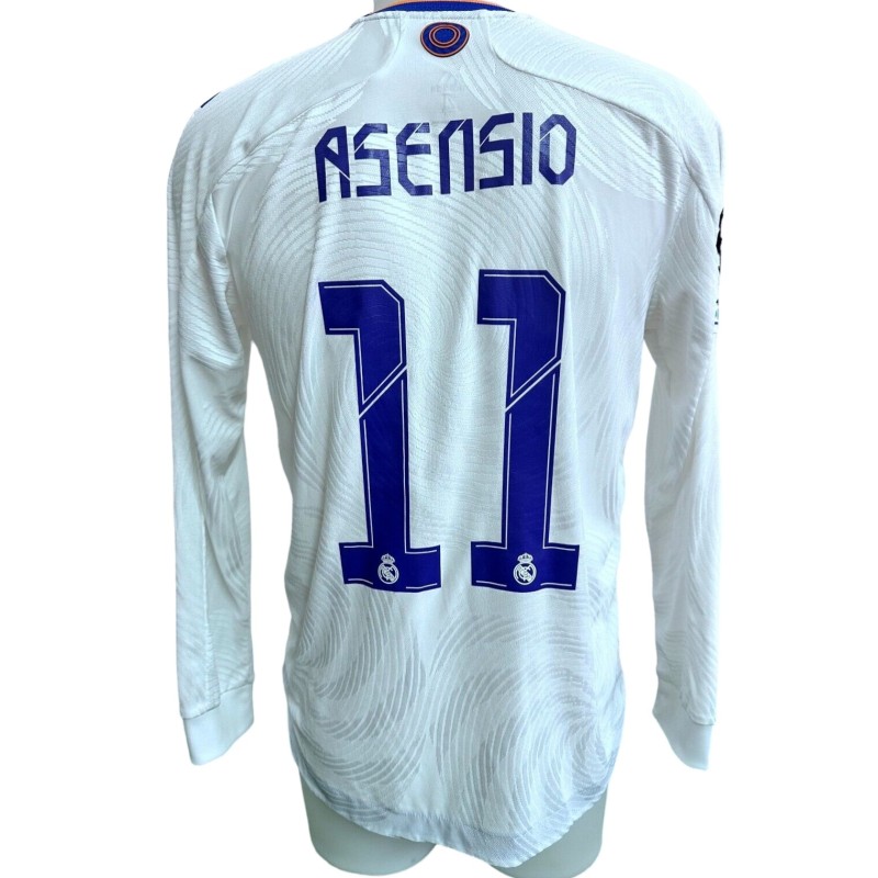 Asensio's Real Madrid Issued Shirt, UCL 2021/22