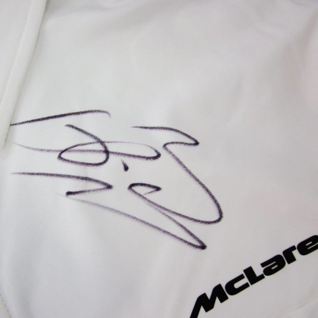 Camicia McLaren autografata da Button e Magnussen