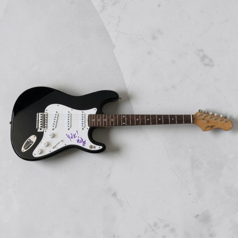 Robert Smith of The Cure Signed Stratocaster Style Electric Guitar 