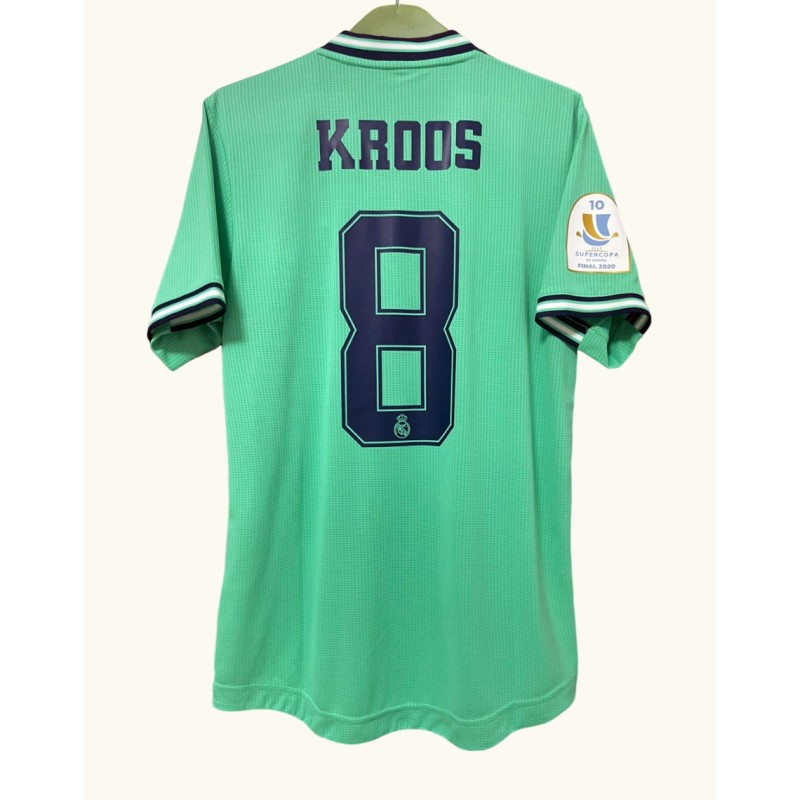 Toni Kroos's Real Madrid Supercopa de España Semi-Finals Match Shirt, vs Valencia