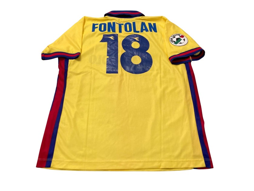 Fontolan's Match-Issued Shirt Juventus vs Bologna 1998