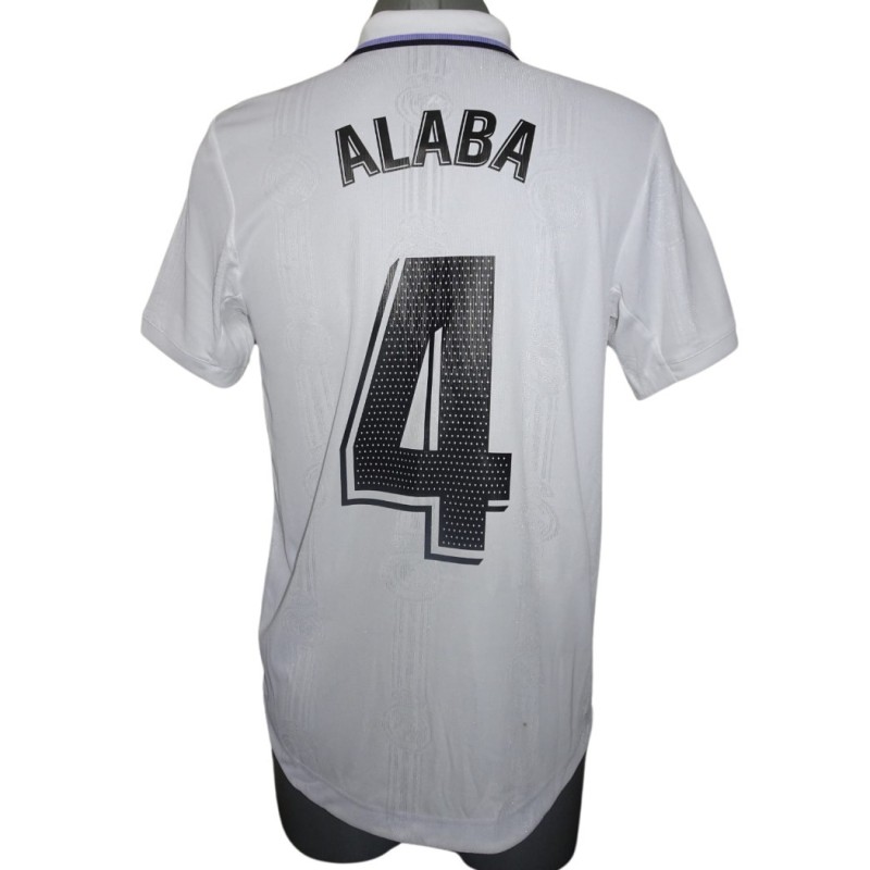 Alaba's Real Madrid Match-Issued Shirt, 2022/23