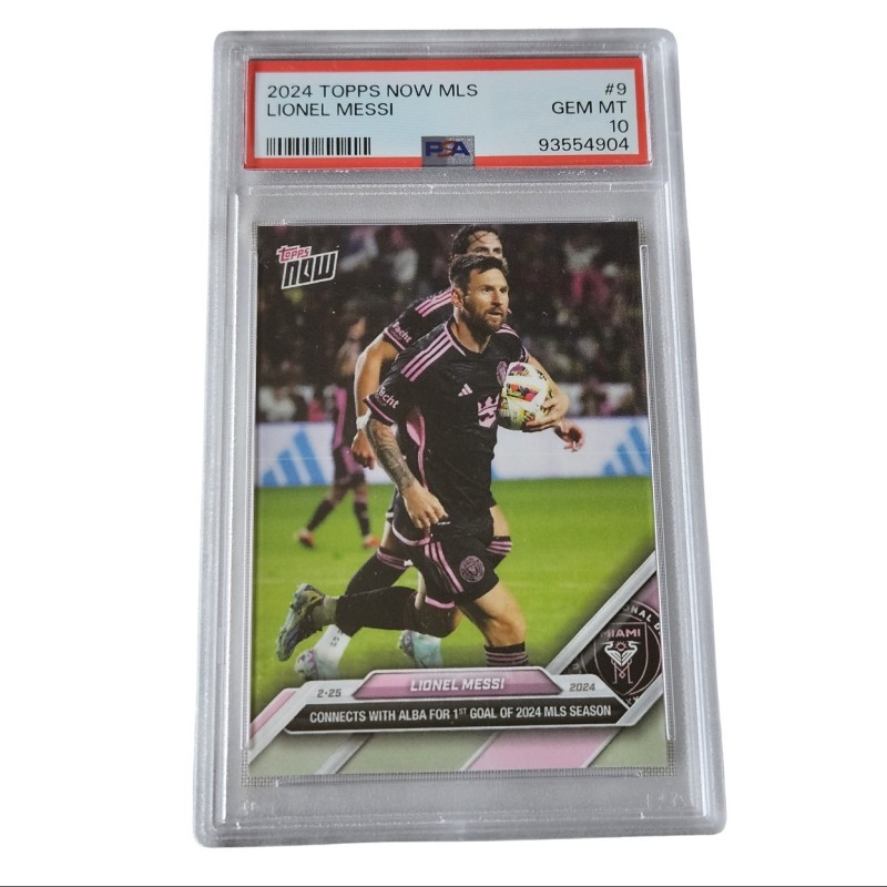 Card Lionel Messi Topps Now MLS, 2024 - #9