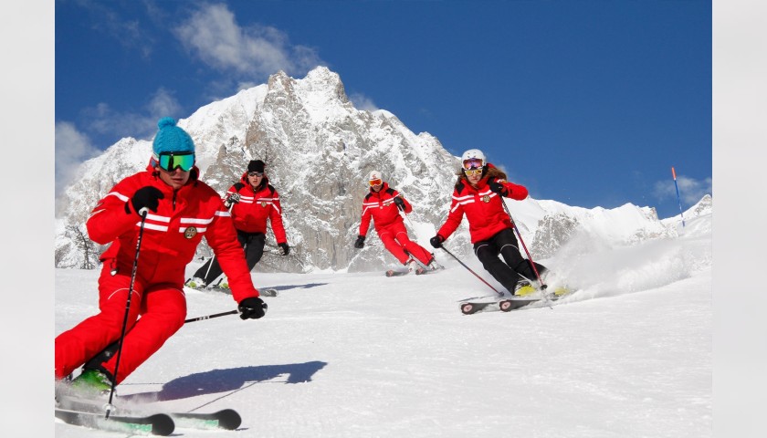 5-Day Group Skiing Lesson at the Mont Blanc Ski School in Courmayeur, Italy