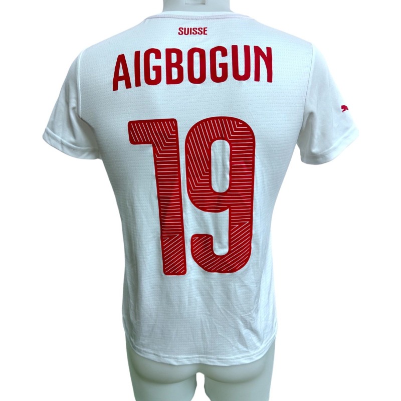 Aigbogun's Switzerland Women Match Shirt, 2018/19